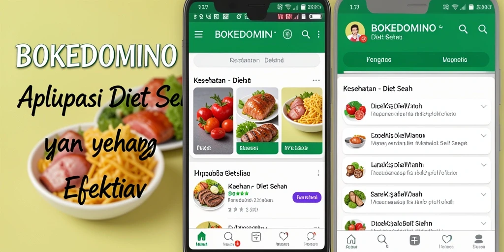 Tampilan antarmuka BOKEDOMINO yang menarik dan informatif.